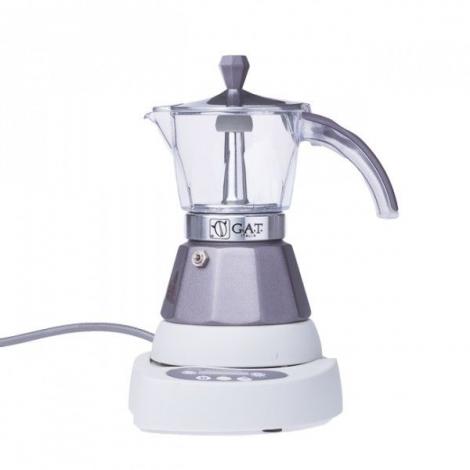 GAT Vintage 4-6 električni Moka kuhalo za vodu sivo