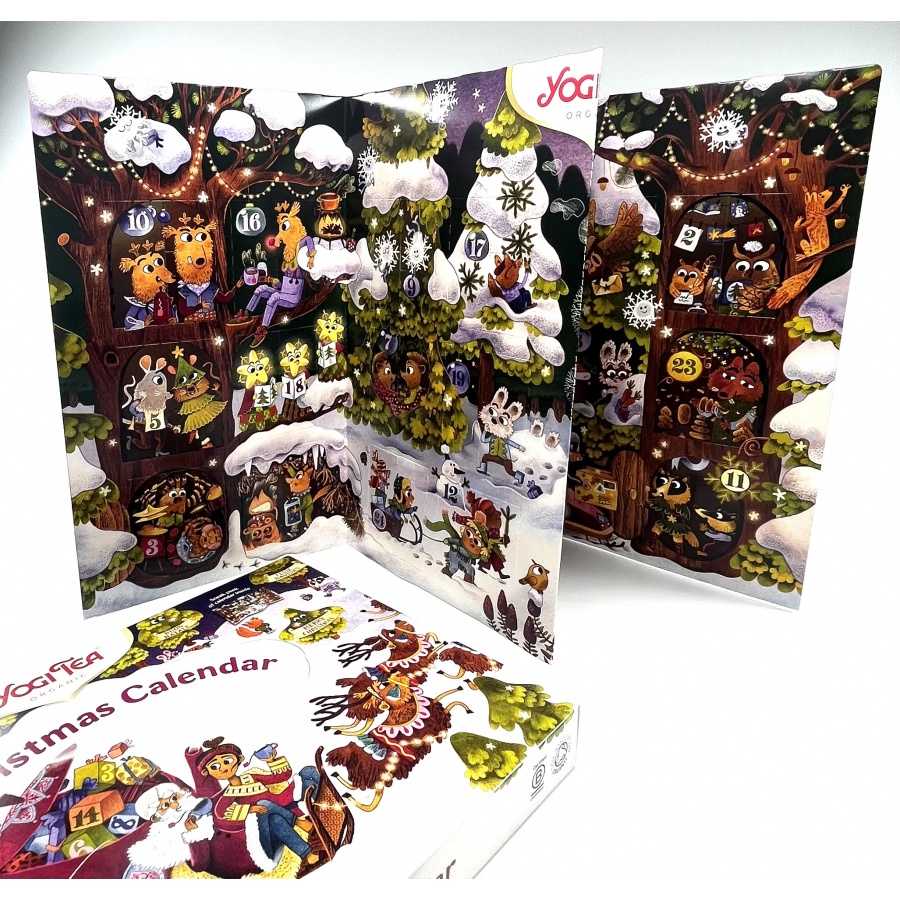 Bio vácání adventní kalendar Yogi Tea 45,9 g