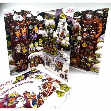 Bio vácání adventní kalendar Yogi Tea 45,9 g