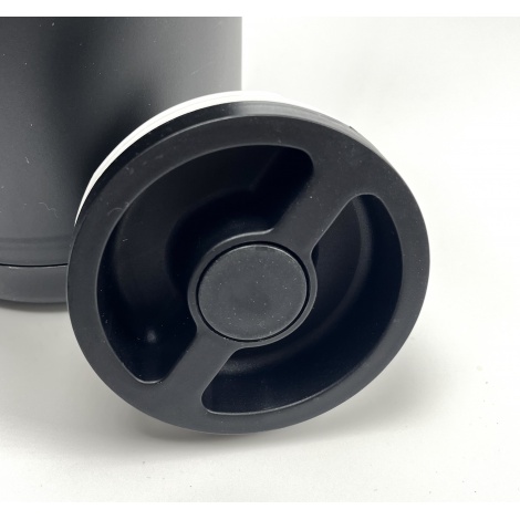 Termos Kaffia 1L s drvenom ručkom - CRNA