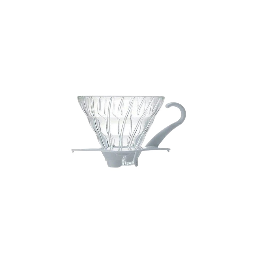 Hario Stakleni Dripper V60-01 - Bijeli (VDG-01W)