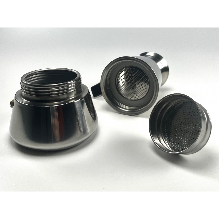 Moka kuhalo za vodu Kaffia 6 šalica od nehrđajućeg čelika