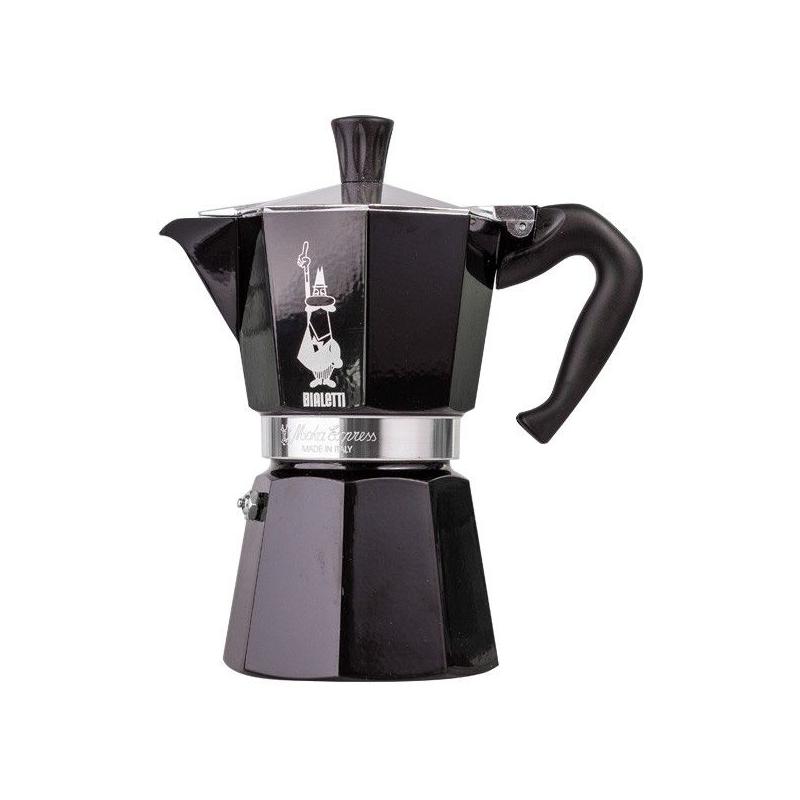 Bialetti Moka Express 6 moka kuhalo crno
