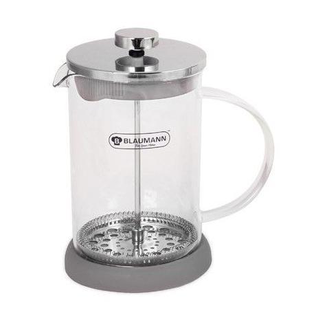 Frenchpress 600ml konvice šedá, nerez