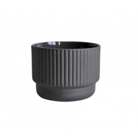 Šalica Kaffia Style Cappuccino 230 ml - tamnosiva