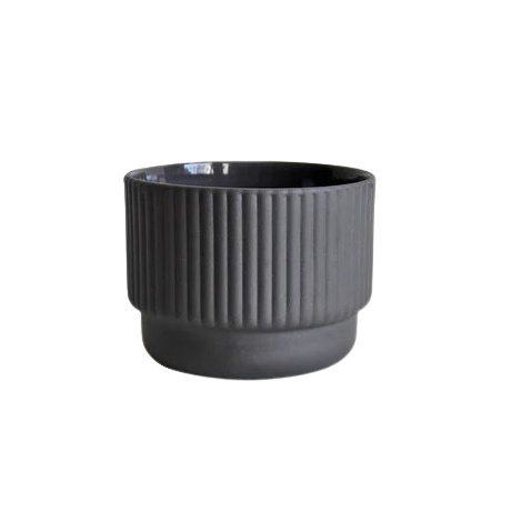 Šalica Kaffia Style Cappuccino 230 ml - tamnosiva