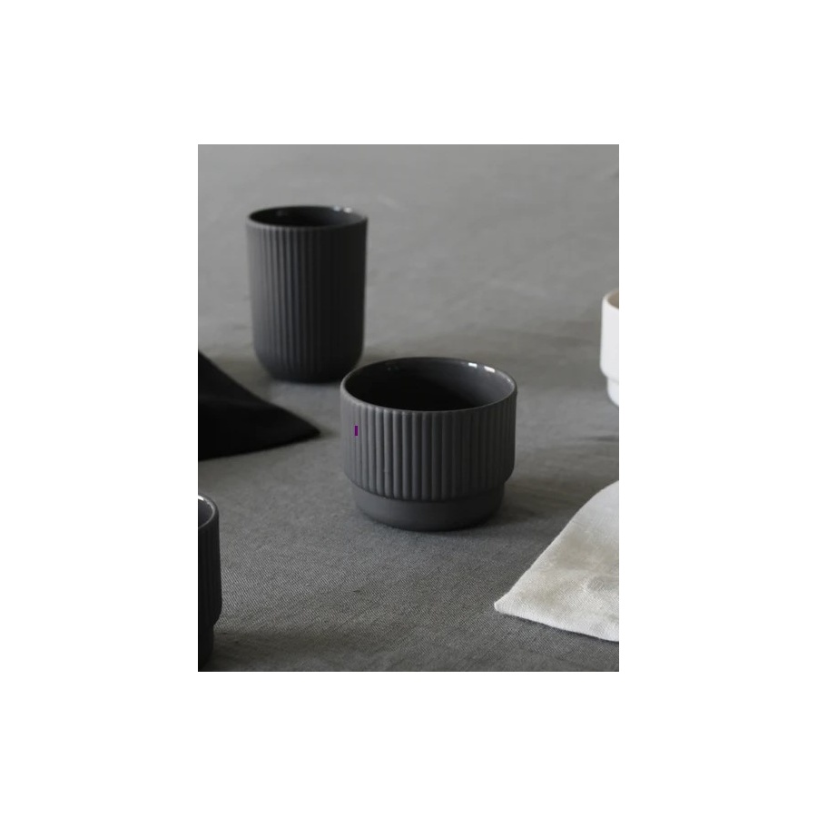 Šalica Kaffia Style Cappuccino 230 ml - tamnosiva