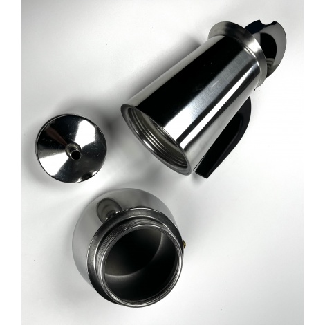 Moka kuhalo za vodu Kaffia 9 šalica od nehrđajućeg čelika