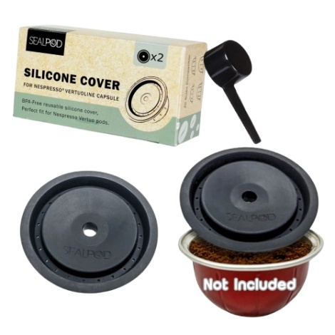 2x Zamjenski poklopac Sealpod za Nespresso VertuoLine® i Vertuo® kapsulu