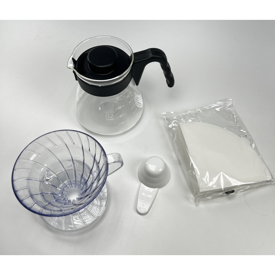 Hario V60 Pour Over Craft - crni (VCND-02B-EX)