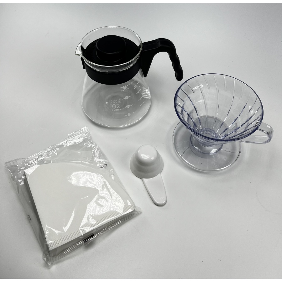 Hario V60 Pour Over Craft - crni (VCND-02B-EX)