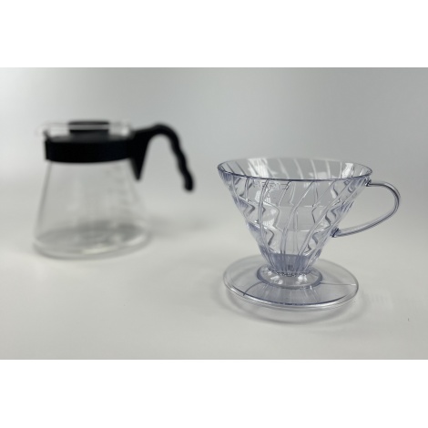 Hario V60 Pour Over Craft - crni (VCND-02B-EX)