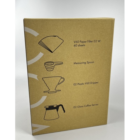 Hario V60 Pour Over Craft - crni (VCND-02B-EX)