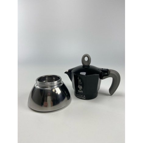 Bialetti Moka Induction za 2 šalice – crni, rabljeno