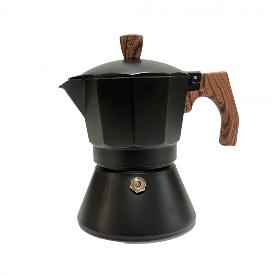 Moka kuhalo za vodu Kaffia Black 3 šalice