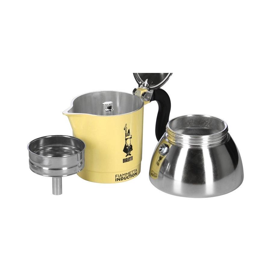 Bialetti Moka Induction Fiammetta - 2 šalice žuta NOVO