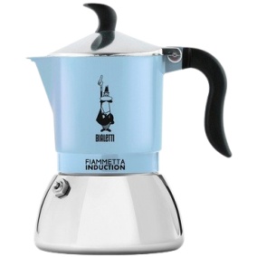 Bialetti Moka Induction Fiammetta - 2 šalice svijetloplava NOVO