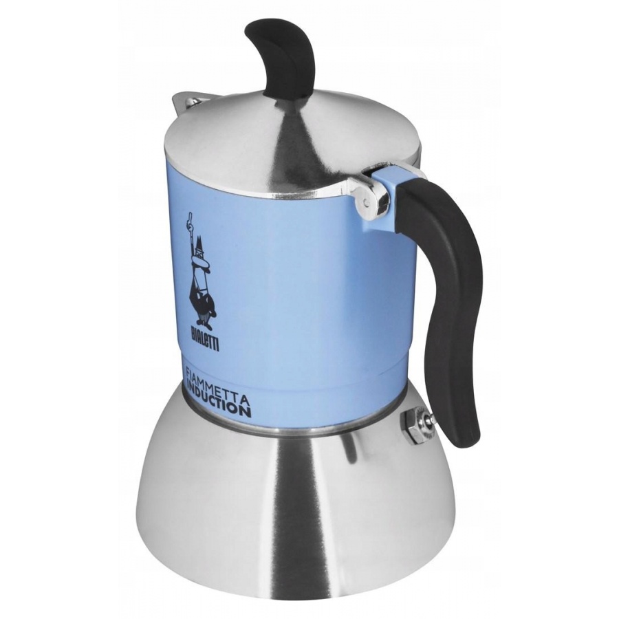 Bialetti Moka Induction Fiammetta - 2 šalice svijetloplava NOVO