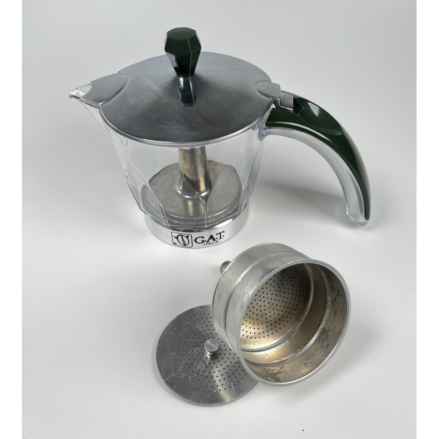 G.A.T. Vintage električni moka lončić 4–6 šalica – zeleni