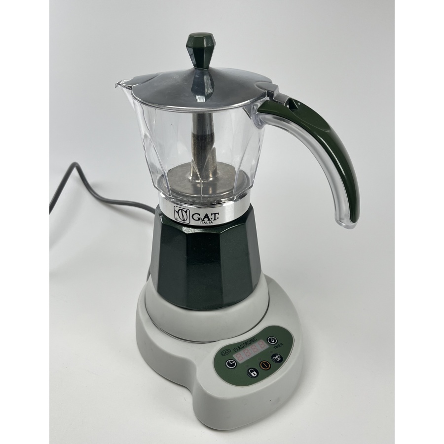 G.A.T. Vintage električni moka lončić 4–6 šalica – zeleni