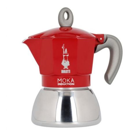 Bialetti Moka Induction 4 šalice crvena NOVO