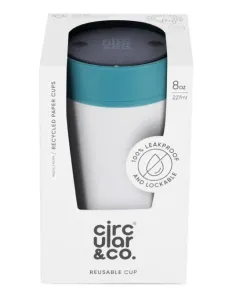 Circular Cup (rCup) Chalk and Aquamarine šalica 227 ml 2
