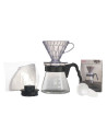 Set Hario V60 Pour Over Craft (VCND-02B-EX) sadrži sve što vam je potrebno za pripremu svježe filtrirane kave – sve na jednom mjestu.