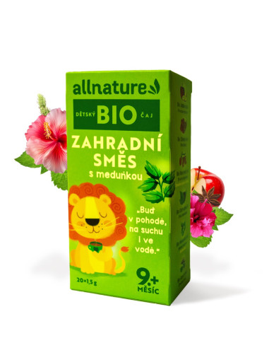 Allnature BIO Dječji čaj Vrtna mješavina s matičnjakom 20x1,5 g