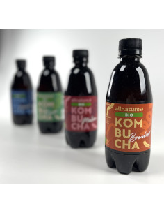 Allnature Kombucha breskva BIO 330 ml 2