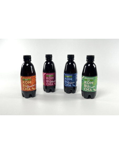 Allnature Kombucha đumbir BIO 330 ml