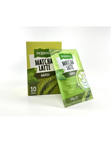 Organis Matcha Latte 10 x 17 g