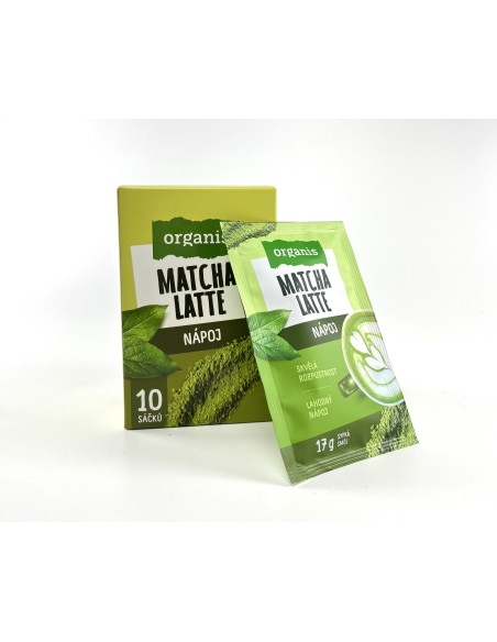 Organis Matcha Latte 10 x 17 g