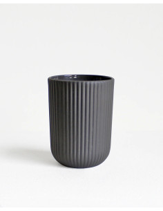 Kaffia Style visoka šalica 170 ml - tamno siva