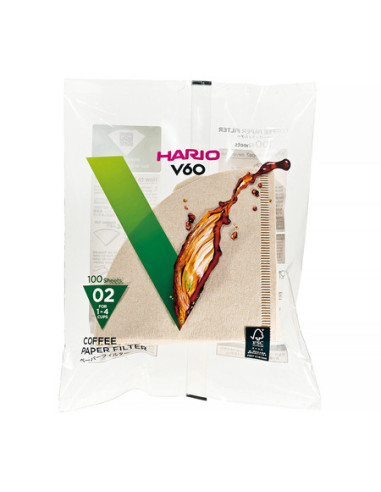 Hario V60-02 filteri, 100 kom., nebijeljeni