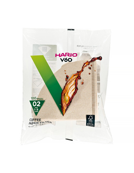 Hario V60-02 filteri, 100 kom., nebijeljeni