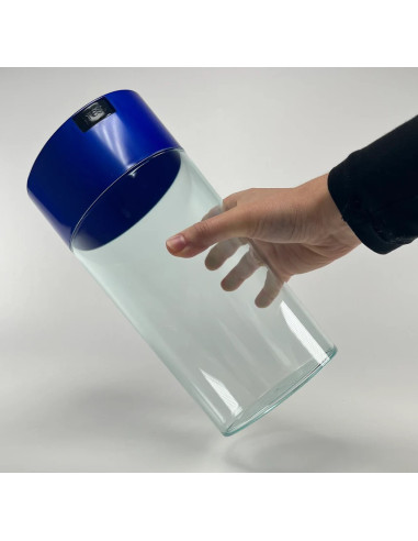 Vakuumska posuda Tightvac 680g - prozirna + plava