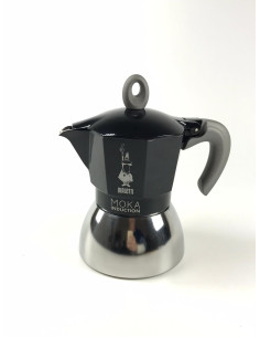 Bialetti Moka Induction 4 šálky černá - POUŽITÁ/SLEVA 2