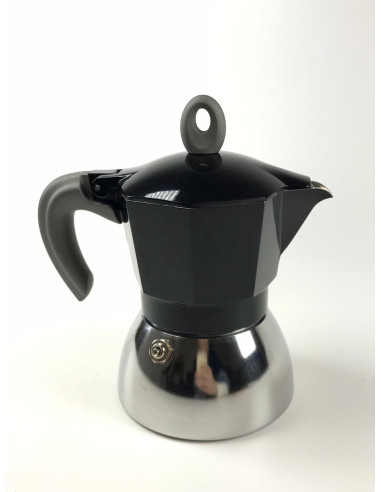 Bialetti Moka Induction 4 šálky černá - POUŽITÁ/SLEVA