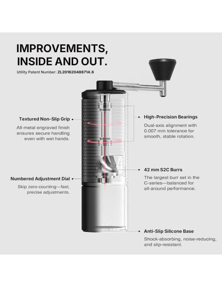 Timemore C5 ESP PRO mlinac crni