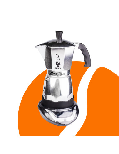 Bialetti Moka Timer električni moka lončić za 6 šalica