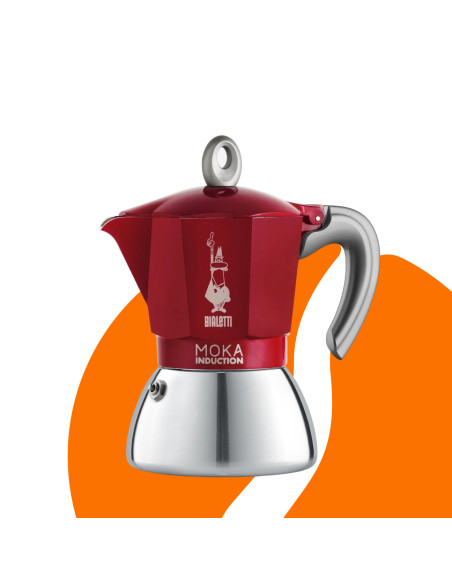 Bialetti Moka Induction 2 šalice crvena NOVO