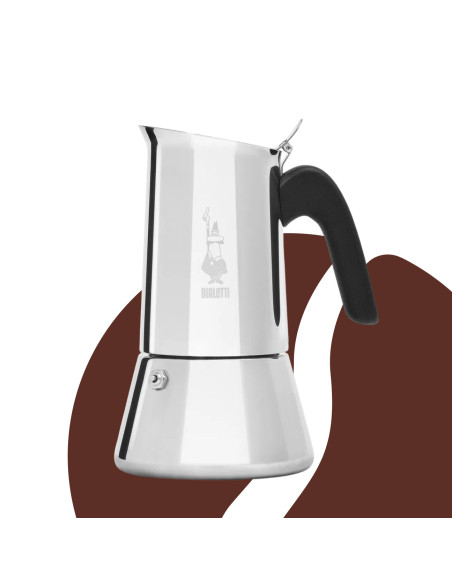 Bialetti Venus moka lončić, 6 šalica – indukcijski