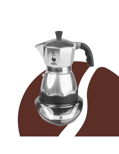 Bialetti Moka Timer 3 električni moka kuhalo