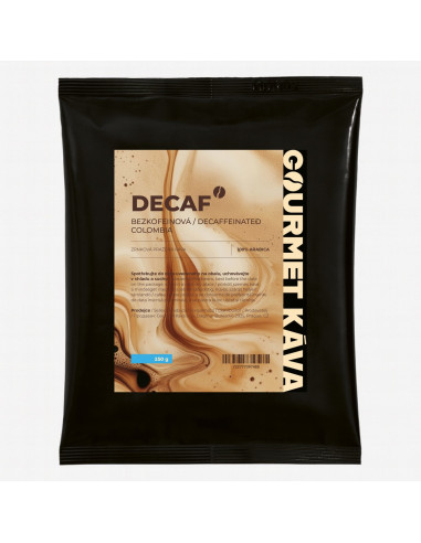 Kava bez kofeina Kolumbija, zrnasta arabica DECAF