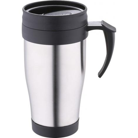 Termohrnek černý plast 400ml