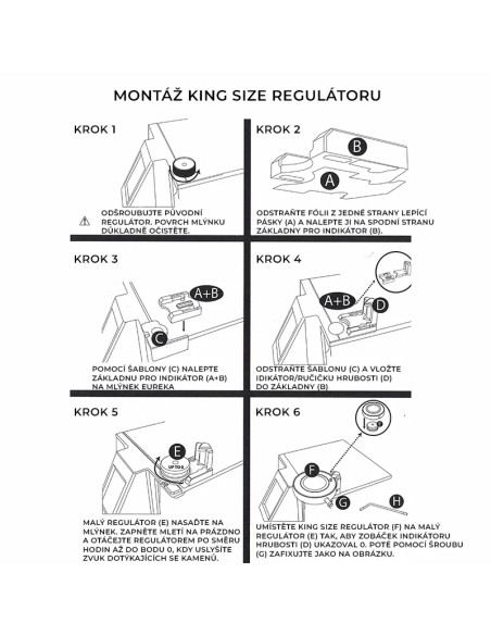 Regulator finoće mljevenja Eureka Mignon King Size