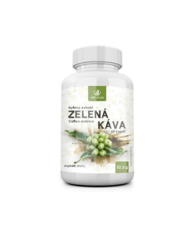 Allnature biljni ekstrakt zelene kave 60 kapsula