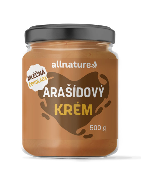 Allnature maslac od kikirikija s mliječnom čokoladom 500 g