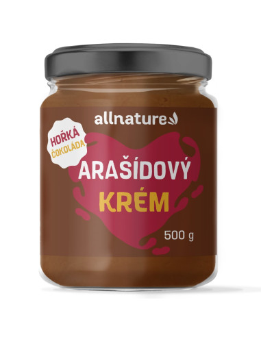 Allnature maslac od kikirikija s tamnom čokoladom 500 g