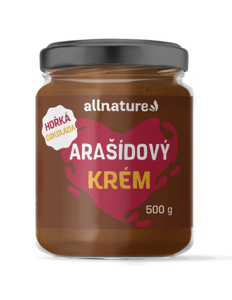Allnature maslac od kikirikija s tamnom čokoladom 500 g